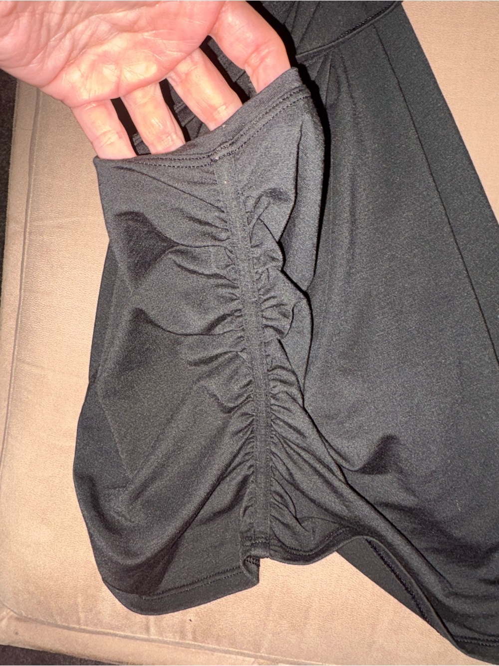 Lululemon Ruched Mock Neck Tank - Picture 3 of 6